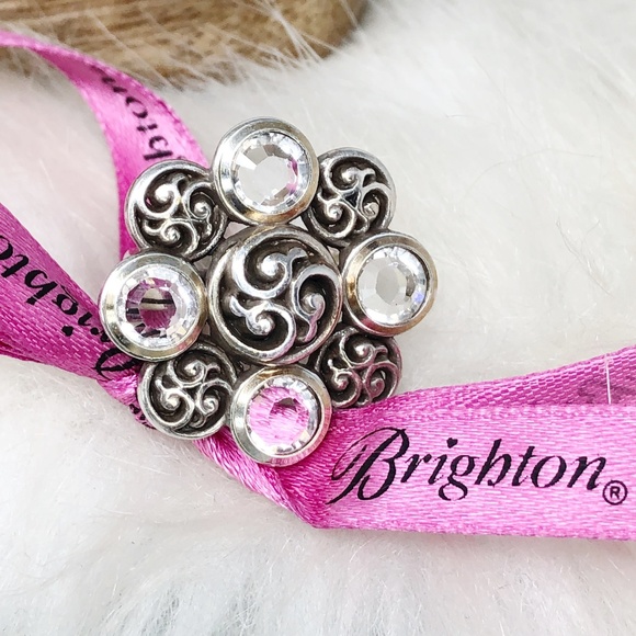 Brighton Jewelry - Brighton Statement Flower Crystal Ring Size 5.75